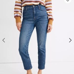 Madewell Classic Straight Jeans in Coldbrook Wash